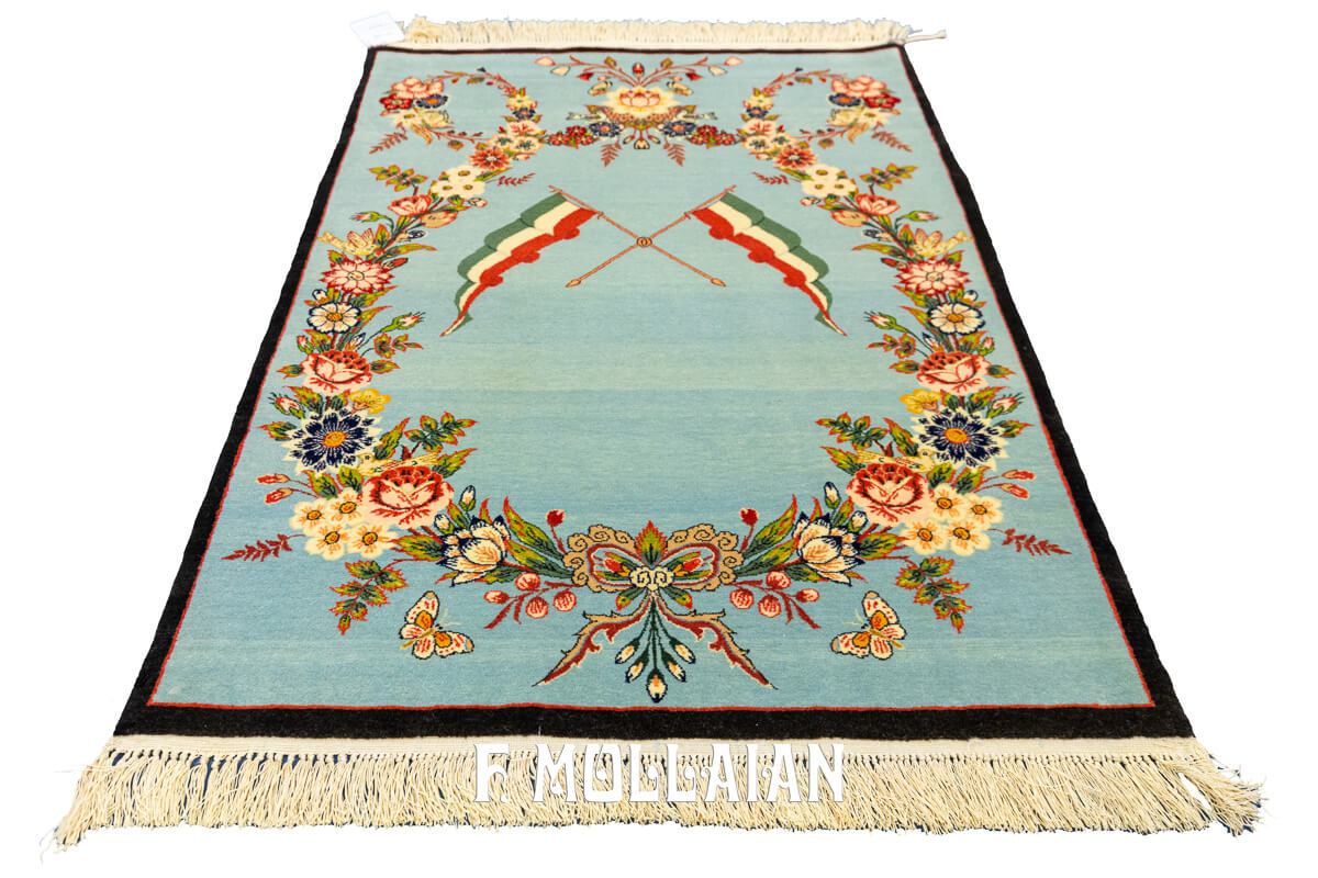 Isfahan Rug Qajar Silk Warps Extra Fine n°:956621